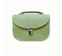 Zatchels Olympia Handmade Leather Bag - Sage Green