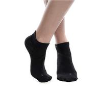 ZaTech Short Cut, Ultra Light Plantar Fasciitis Socks, Compression Socks, No Show Ankle Tab (9-10, XL, Black)