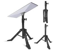 Zatelitount Starlink Gen 3 Tripod Stand, Adjustable Heavy-Duty Mount, Supports Gen 3/V4 and Standard Kickstand Dish, Height Adjustable from 2 to 4.5 Feet, Comes with Slide-In Pipe Adapter