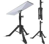 Zatelitount Starlink Gen 3 Tripod Stand, Adjustable Heavy-Duty Mount, Supports Gen 3/V4 and Standard Kickstand Dish, Height Adjustable from 2 to 4.5 Feet, Comes with Slide-In Pipe Adapter