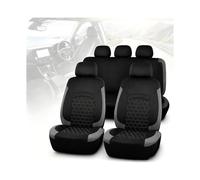 Zatepemml Car Seat Cover Set for Cadillac CT4 2020-2026, Waterproof Breathable Polyester Seat Protector,Black