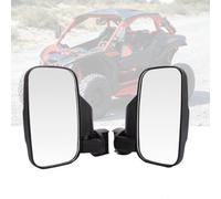 Zatepemml UTV Side Mirrors for Honda Pioneer 1000-6 Crew 2025-2026, Adjustable Angle Rear View Mirrors Shatter Resistant Glass