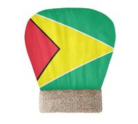 Zathe Cat Bed Cave Sleeping Bag for Cats Guyana Flag Guyanese Blue Red Pet Tunnel Hideout Nest Cold Weather Washable Cozy Plush