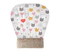 Zathe Cat Bed Cave Sleeping Bag for Indoor Pets Cute Cat with Hearts Pet Snuggle Sack for Cute Cold Weather Self Heating Comfortable Cozy