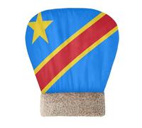 Zathe Cat Sleeping Bag for Cats Democratic Republic of The Congo Flag Kinshasa Hideway for cute's Winter Semienclosed Cozy Plush