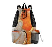 Zathe Drawstring Backpack Swimming Camp Bag With Pockets Drawstring Bag Waterproof, Color 26, 18.5 x 8.2 x 12.6 Inches, Casual Backpacks