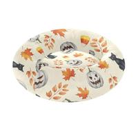 Zathe Halloween Scary Pumpkins Pet Cat Beds Removable & Washable fluffier Puppy Beds for Small Size Pets Sleeping