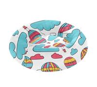Zathe Hot Air Balloon Pattern Pet Cat Bed Warm & Soft fluffier Puppy Beds for Small Size Pets Supplies