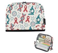 Zathe Pencil Bags Large Capacity Makeup Bags pa Supplies Bag With Zipper For Student School Supplies Standard_medical_research