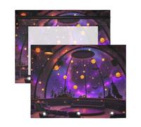 Zathe pencil poucheses Clear Window Plastic File Folder for 3 Rings Binder 2 Pack Students Home, Color 15, 1 size x2, Cartoon