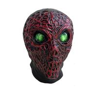 Zatibvy Green Eyed Monster Mask Latex Horror Devil Alien Masks Scary Costume Cosplay Props for Adult Halloween