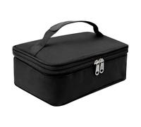 Zatix bu Insulated Lunch Bag 4L for Men Women, Portable Small Lunch Box Ease of Cleaning, Leakproof Cooler Bags with Handle for Work Office Outdoor Picnic, Black