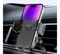 Zatixbu Car Phone Holder, Stable Hook Clip Air Vent Phone Holder for Cars, One Button Release Car Phones Mount for iPhone Galaxy, All 4.0''-6.7'' Smartphones