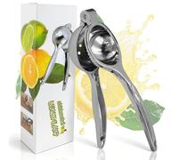 Zatixbu Lemon Squeezers, Manual Lime Squeezer with Soft Grip Handles, Heavy Duty Citrus Juicers, Durable Lime Juicer Hand Press Orange Squeezer for Kitchen & Bar, Super Easy to Clean