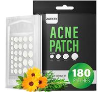 ZATK Pimple Patches Acne Patches 180 Patches 4 Sizes, Zit Patch Hydrocolloid Patch Invisible Acne Patches For Face Acne Absorbing Cover Patch Tea Tree Oil, Calendula Oil