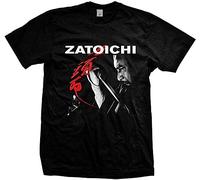 Zatoichi The Blind Swordsman Shintaro Katsu Samurai Mens T-Shirt Size L Black