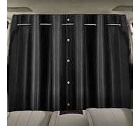 ZATOOTO Campervan Car Divider Privacy Curtains, Removable Camper Van Curtains for Travel Camping Sleeping, Oxford Fabric Car Blackout Window Covers Sun Shades 128 * 190cm (Large Size)