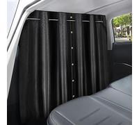 ZATOOTO Campervan Car Divider Privacy Curtains, Removable Camper Van Curtains for Travel Camping Sleeping, Oxford Fabric Car Blackout Window Covers Sun Shades, 107 * 161cm (Medium Size)