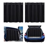 ZATOOTO Car Side Window Shades with Rods, Car Shades for Back Windows Baby Length Adjustable for Most Cars, Dual Use As Car Sun Shade Side Window and Back Hatch Tailgate Shade