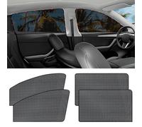 ZATOOTO Car Side Window Sun Shade 4 Pack, Car Window Shades for Baby Magnetic Mesh Sun Shade for Car Window Car Shade Protection from Heat and UV for Sleeping Camping Breastfeeding