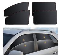 ZATOOTO Car Window Shades - 4 Pack Car Window Covers Premium UV Blocking, Side Window Curtains Full Blackout for Privacy, Breastfeeding, Napping, Camping, and Travel, Universal Fit for Most Vehicles