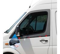 ZATOOTO Front Doors Side Window Insect Screen for Van, Magnetic Sun Protection Car with UV Protection, Elasticity Sun Visor Net Mosquito Breathable for Outdoor Camping Travel, Pack of 2