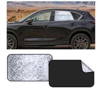 ZATOOTO Rear Side Window Sun Shade - 2 Pack Car Window Covers 99% UV Light Block Car Curtains Magnetic Side Window Sun Shade Keeps Cooler for Breastfeeding, Taking a nap, Changing Clothes, Camping