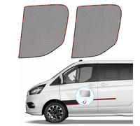 ZATOOTO Side Car Window Shades and Magnetic Car Window Bug Screen, Specially Designed for Ford Transit Custom, Breathable and Visible
