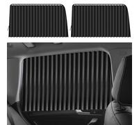 ZATOOTO Side Window Sunshades for Car (2pcs), Magnetic Car Curtain to Block UV Rays and for Privacy, Black