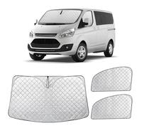 ZATOOTO Windscreen Sun Shade for Ford Transit Custom, Magnetic Internal Thermal Blinds, Thickened Windscreen Cover for Van, Set of 3