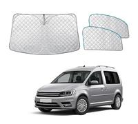 ZATOOTO Windscreen Sunshade for VW Caddy, 3-Pack Magnetic Thermal Blind