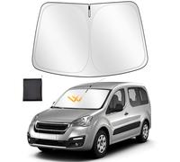 ZATOOTO Windshield Sun Shade Custom Fit for Citroen Berlingo 2018-2024, Car Sun Shades Windscreen Foldable, Thickened Reflective Polyester Blocks UV Rays Keep Car Cooler