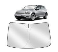 ZATOOTO Windshield Sun Shade Custom Fit for VW Golf 7 2014-2021, Car Sun Shades Windscreen Foldable, Thickened Reflective Polyester Blocks UV Rays Keep Car Cooler