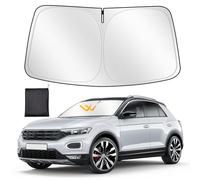 ZATOOTO Windshield Sun Shade Custom Fit for VW T-ROC 2018-2024, Car Sun Shades Windscreen Foldable, Thickened Reflective Polyester Blocks UV Rays Keep Car Cooler