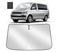 ZATOOTO Windshield Sun Shade Custom Fit for VW T4 T5 T6, Car Sun Shades Windscreen Foldable, Thickened Reflective Polyester Blocks UV Rays Keep Car Cooler