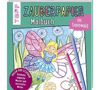 Zauberpapier Malbuch im Feenwald: Entdecke magische Muster und versteckte Motive