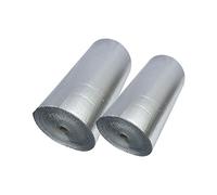 ZAURBA Self Adhesive Reflective Insulation Roll Insulation Protection Film for Roof Reflective Foil Insulation Film Double Bubble Multifunctional Waterproof for Floor Wall Roof 1m 2m (Size : 1x10m)