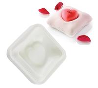 Zavaca Silicone Love Pillow Sugar Cake Mold 4 Inch Baking Mold for cake decorating, candy making, chocolate, mousse, dessert