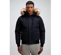 Zavetti Canada Abelli 2.0 Bomber Jacket - Black, Black, Size 2Xl, Men Black