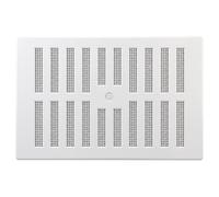 ZAVIA Air Vent Cover, Adjustable, 9"x 6", Plastic, Flyscreen Included | Adjustable Hit & Miss Design, Anti-Rust, Waterproof, For Internal & External Use