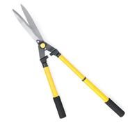 ZAVIA Telescopic Garden Shear for Hedges | 60-77cm Tubular Steel Long Handled Garden Shears with Sharp Wavy Carbon Steel Blades & Anti-Slip Foam Grip | Gardening Tool for Hedges
