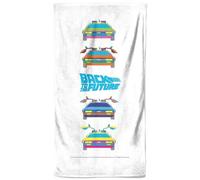 Zavvi Back To The Future Car Print Beach Towel