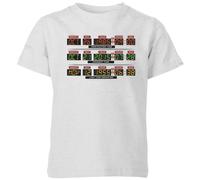 Zavvi Back To The Future Destination Clock Kids T-Shirt - Grey | Size: YM Zavvi Grey YM