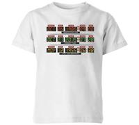 Zavvi Back To The Future Destination Clock Kids T-Shirt - White | Size: YM Zavvi White YM