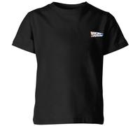 Zavvi Back To The Future Kids T-Shirt - Black | Size: YXS Zavvi Black YXS