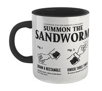 Beetlejuice Sandworm Instructional Mug - Black