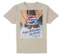 Zavvi Classic Pepsi Vintage Retro Cola T-Shirt Cream