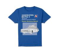 Zavvi Ghostbusters Ecto-1 User Manual Unisex T-Shirt - Blue XL