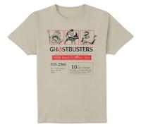 Zavvi Ghostbusters Flyer Unisex T-Shirt - White Vintage Wash