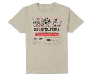 Zavvi Ghostbusters Flyer Unisex T-Shirt - White Vintage Wash